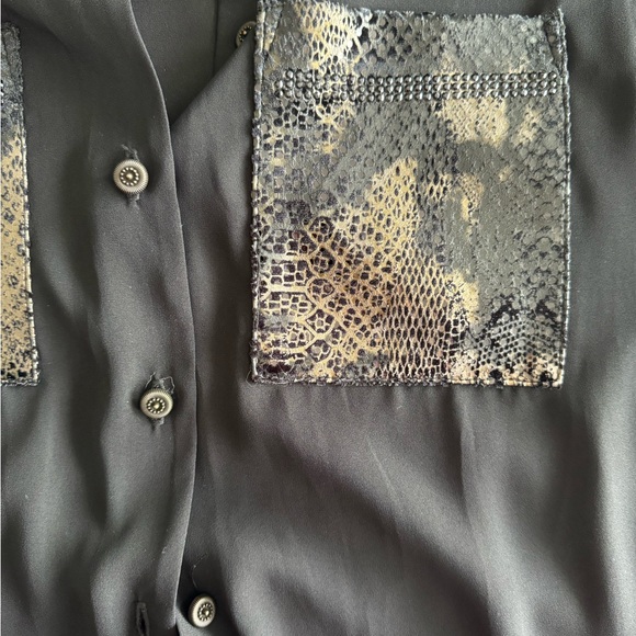 Frank Lyman Sample Sale Black Tunic - Picture 2 of 7